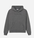 Distressed Washed Hoodie With A Dropped-shoulder, Relaxed Fit